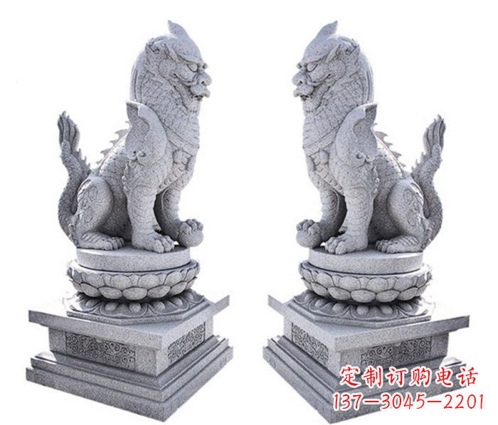 重庆招财神兽麒麟石雕