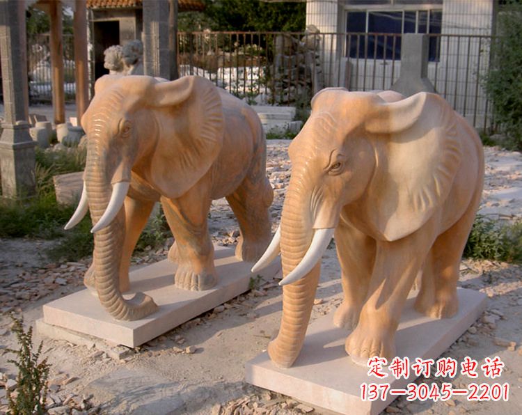重庆招财石雕大象