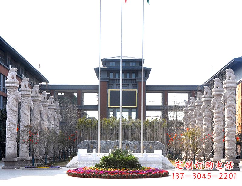 重庆中国华表雕塑-校园园林广场景观装饰雕塑