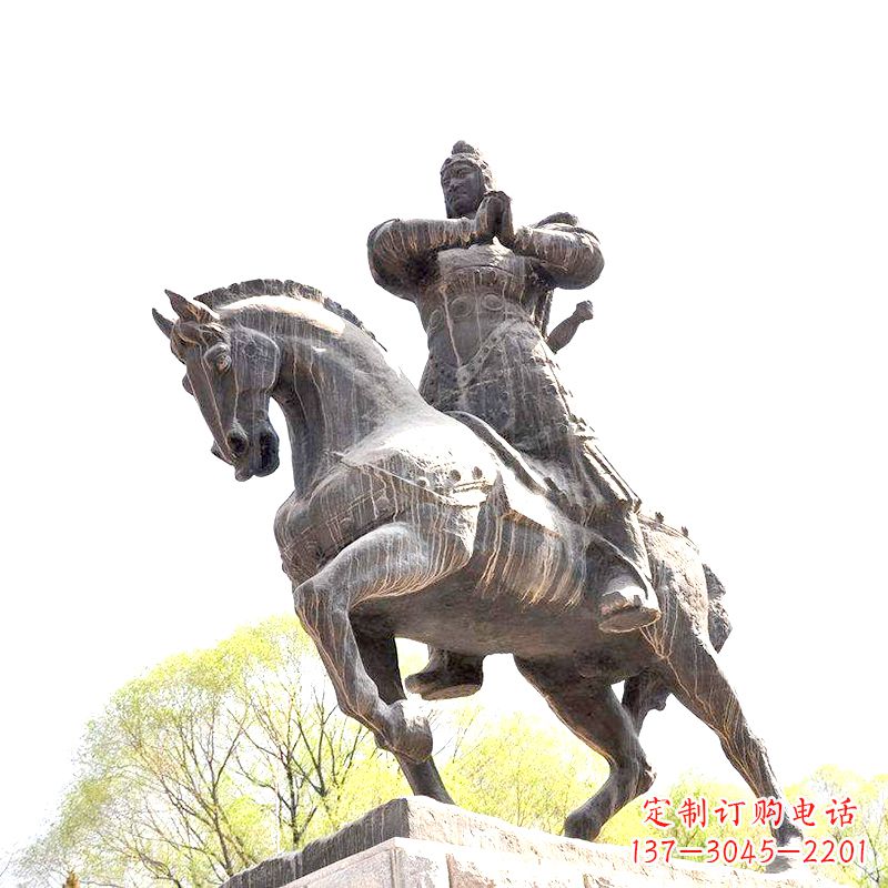重庆中国历史名人民族英雄霍去病铜雕塑