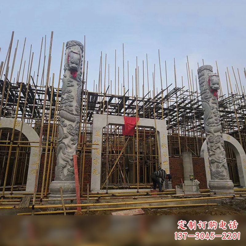 重庆中国龙柱石雕
