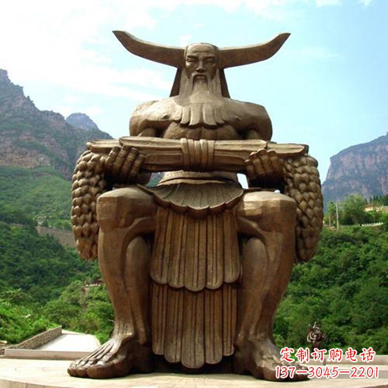 重庆中华民族人文初祖五榖神农大帝大型景观雕塑