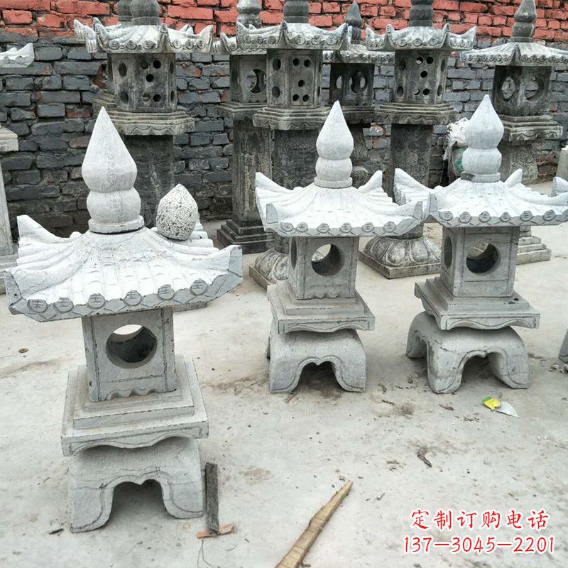 重庆中式庭院石雕灯笼