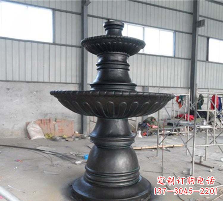 重庆铸铜简约双层喷泉