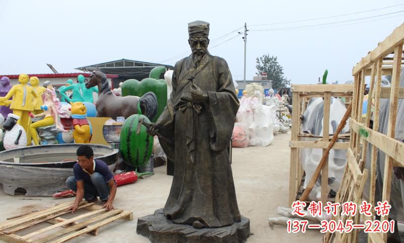 重庆铸铜李时珍雕塑