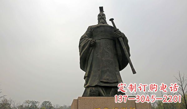 重庆铸铜刘邦雕塑