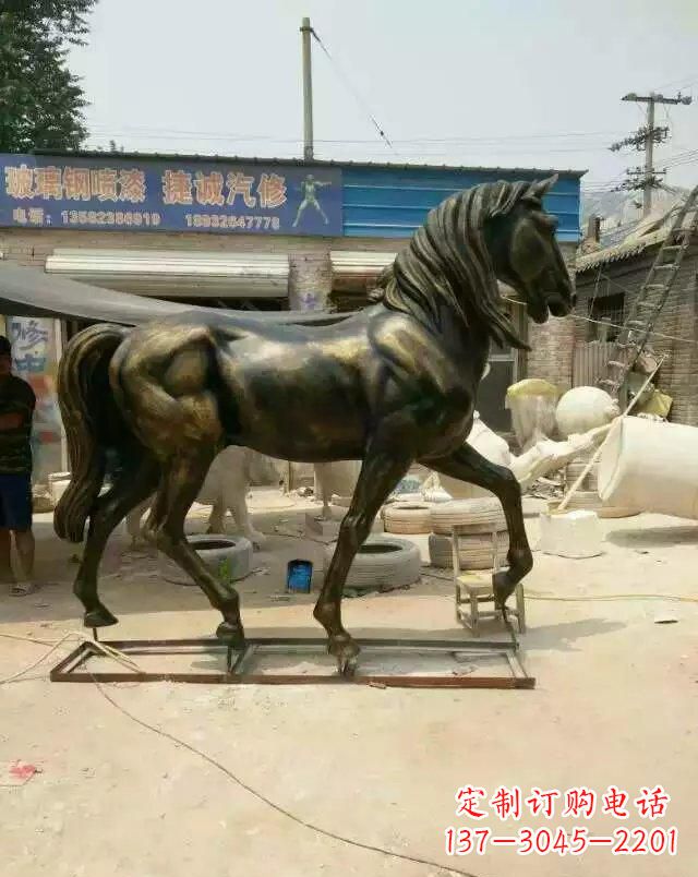 重庆铸铜马雕塑