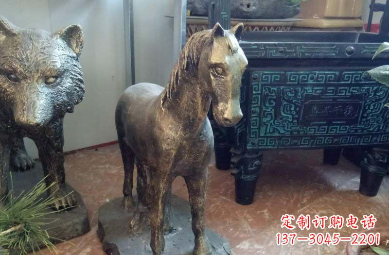 重庆铸铜马雕塑222