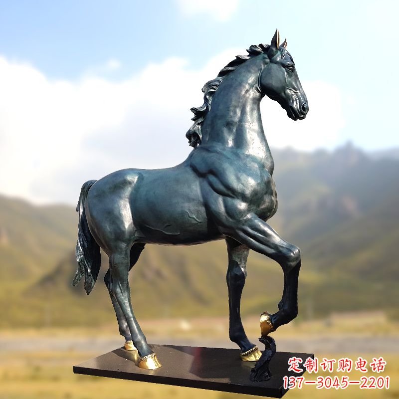 重庆铸铜马铜雕塑
