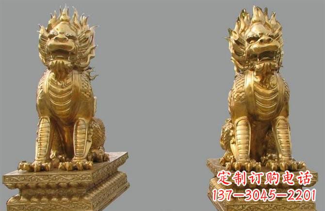 重庆铸铜麒麟雕塑222