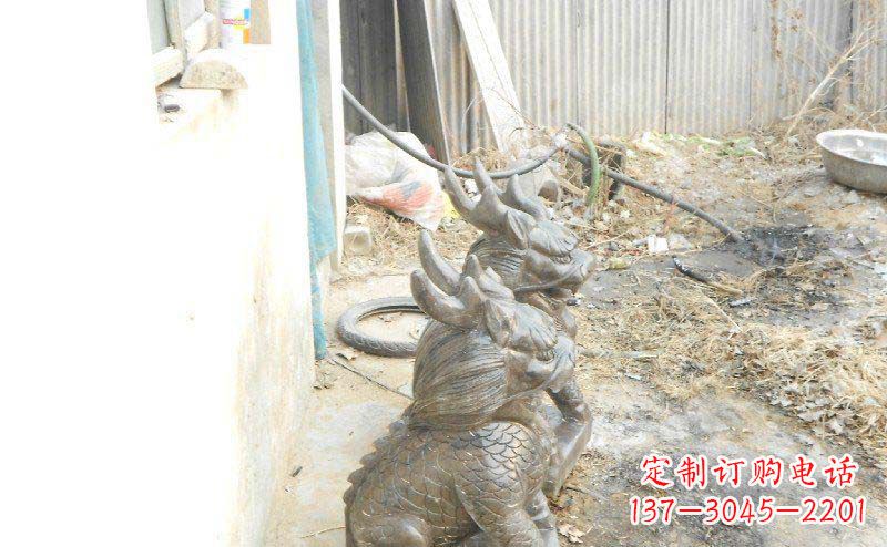 重庆铸铜麒麟古代神兽铜雕