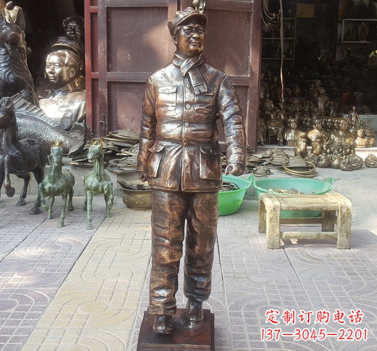 重庆铸铜青年时期毛主席