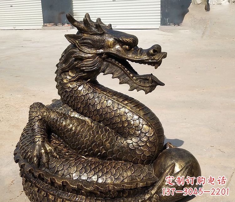 重庆铸铜神龙雕塑