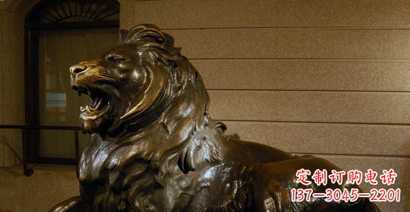 重庆铸铜狮子铜雕 (2)