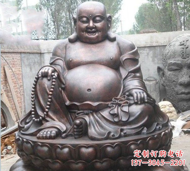 重庆宗教庙宇弥勒佛铜雕222