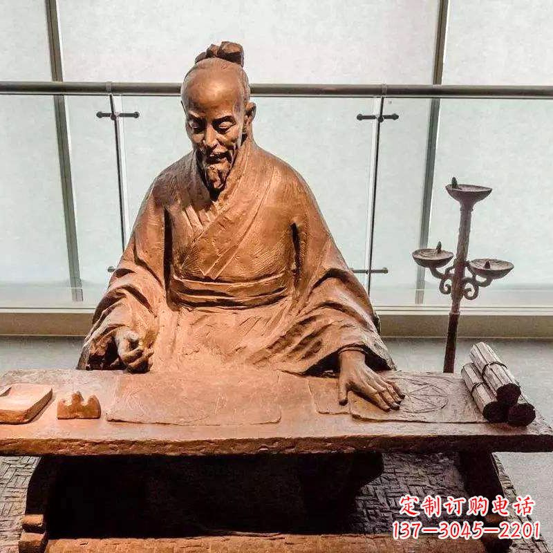 重庆祖冲之圆周率情景小品雕塑-中国古代数学家著名历史人物